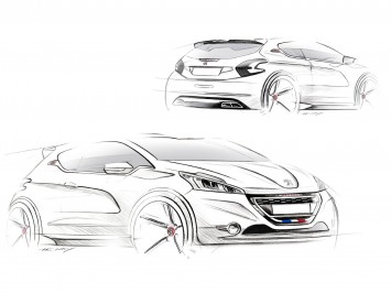 Peugeot 208 GTi Design Sketches