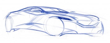 Peugeot Exalt Design Sketch by Chief Designer Romain Saquet
