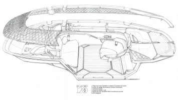 Renault EZ Ultimo Concept Interior Design Sketch