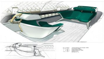 Renault EZ Ultimo Concept Interior Design Sketch