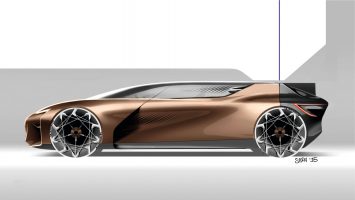 Renault Symbioz Concept Design Sketch Render by Joe Reeve