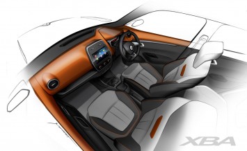 Renault Talisman Interior Design Sketch by Moneet Chitodra