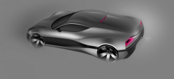 Rimac Concept One - Design Sketch