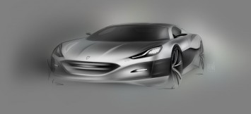 Rimac Concept One - Design Sketch