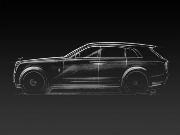 Rolls-Royce Cullinan Design Sketch