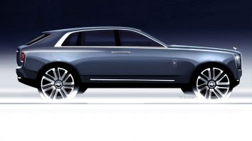 Rolls-Royce Cullinan Design Sketch Render