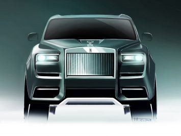 Rolls-Royce Cullinan Design Sketch Render