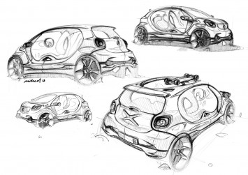 Smart Forjoy Concept Design Sketches