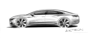Volkswagen Arteon Design Sketch