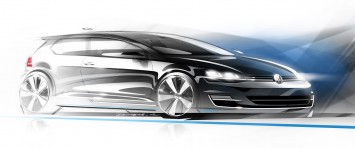 Volkswagen Golf VII - Design Sketch
