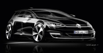 Volkswagen Golf VII - Design Sketch
