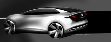 Volkswagen I.D. CROZZ Concept Design Sketch