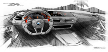 BMW Concept Z4 Interior Design Sketch