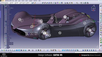 KIA Shift Concept - CATIA screenshot