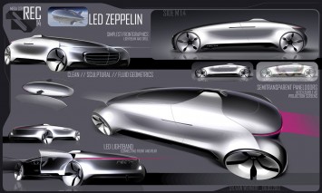 Mercedes-Benz F015 Luxury in Motion Design Sketches