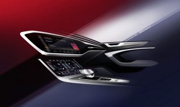 New Audi A6 Interior Design Sketch