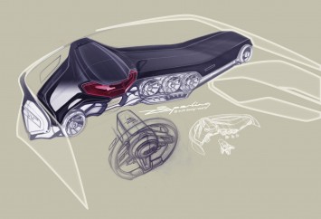 New Audi TT Interior Design Sketch