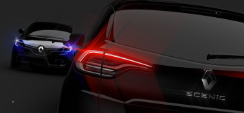 New Renault Scenic Tail Light Design Sketch Render by Stefano Bolis