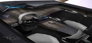Peugeot Exalt Concept Interior Design Sketch Rendering