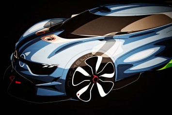 Renault Alpine A110 50 Concept - Design Sketch