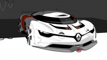 Renault Alpine A110 50 Concept - Design Sketch