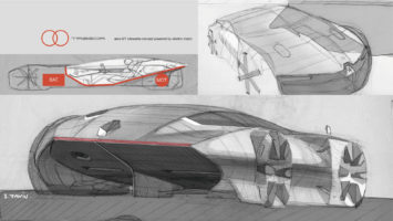 Renault Trezor Concept Design Sketch by Stephane Janin