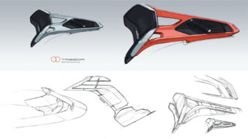 Renault Trezor Concept Design Sketch Render by Laurent Negroni