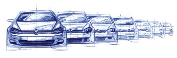 Volkswagen Golf Evolution - Design Sketch