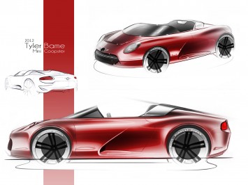 2020 MINI Brand Concept by Tyler Bame - Design Sketches