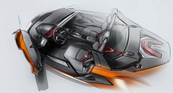 Audi Nanuk quattro Concept - Interior Design Sketch