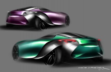 Bentley 2030 Concept Design Sketches