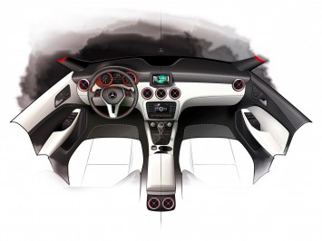 Mercedes-Benz A-Class - Interior Design Sketch