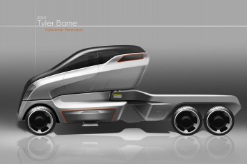 Navistar Concept by Tyler Bame - Design Sketches