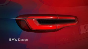 New BMW X5 Tail Light Design Sketch Render