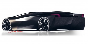 Peugeot Onyx Concept Design Sketch