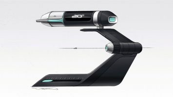 Renault Symbioz Concept Detail Design Sketch by Vincent Turpin