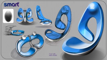 Smart Forjoy Concept Interior design Sketch Seat