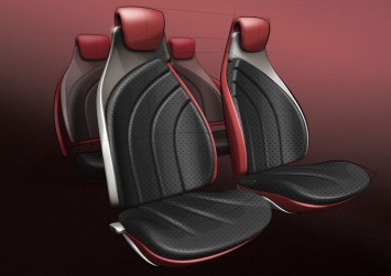 Suzuki Crosshiker - Final Interior Design Sketch - Seats
