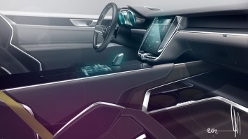 Volvo Concept Coupe Interior Design Sketch