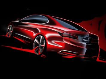 Acura 2015 TLX Prototype - Design Sketch