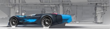 Alpine Vision Gran Turismo Concept Design Sketch by Laurent Negroni