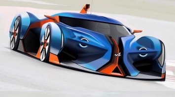 Alpine Vision Gran Turismo Concept Design Sketch by Tibor Juhasz