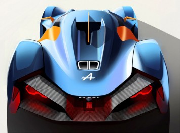 Alpine Vision Gran Turismo Concept Design Sketch by Tibor Juhasz
