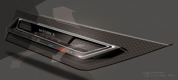 Audi Sport quattro Concept Interior Design Sketch AC Controls