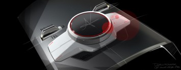 Audi Sport quattro Concept Interior Design Sketch Controls