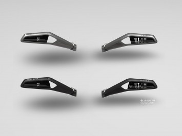 Audi Sport quattro Concept Interior Design Sketch Steering wheel Controls