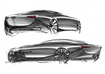 BMW Pininfarina Gran Lusso Coupe Design Sketches