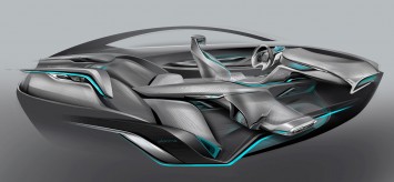 Buick Riviera Concept - Interior Design Sketch