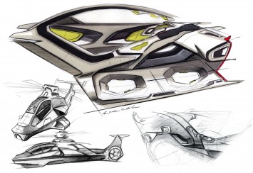 Ford Iosis X Concept - Design Sketch by Kemal Curic