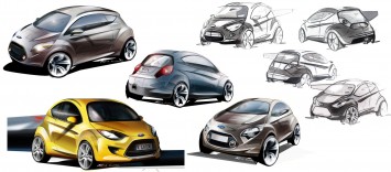 Ford KA - Design Sketches by Kemal Curic